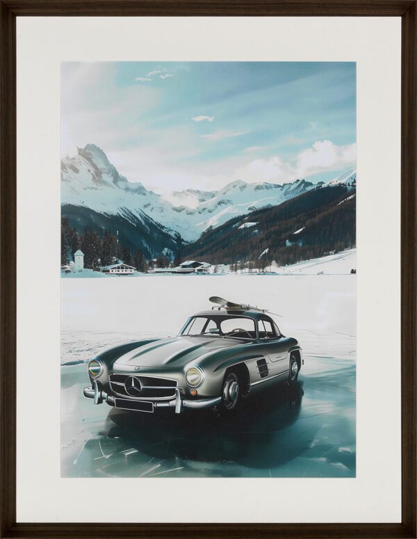 Slika - "Visit St. Moritz in a Mercedes"