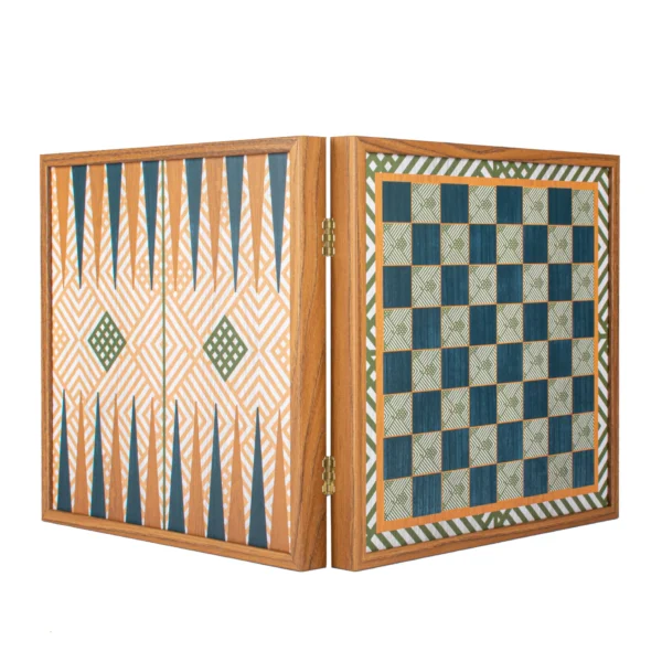 Igra  // "Combo games" // "Green 4 in 1 - Chess, Backgammon, Ludo, Snakes" - Image 11