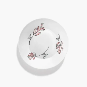 Tanjir // Deep Plate L (set od 2) – „Midnight Flowers“ // „Fiore Rosa“