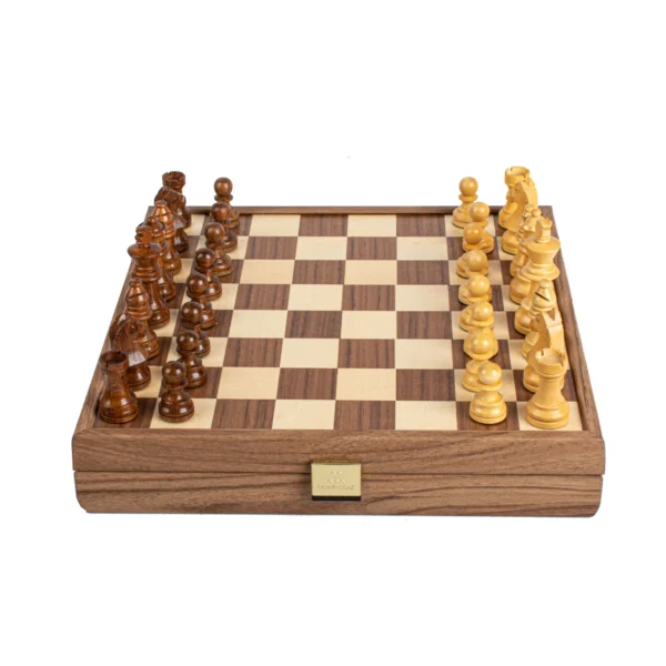 Igra // Šah - Handcrafted with Staunton Chessmen// "Walnut" - Image 2