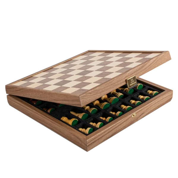 Igra // Šah - Handcrafted with Staunton Chessmen// "Walnut" - Image 3