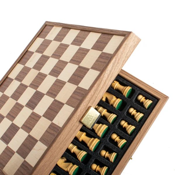 Igra // Šah - Handcrafted with Staunton Chessmen// "Walnut" - Image 4