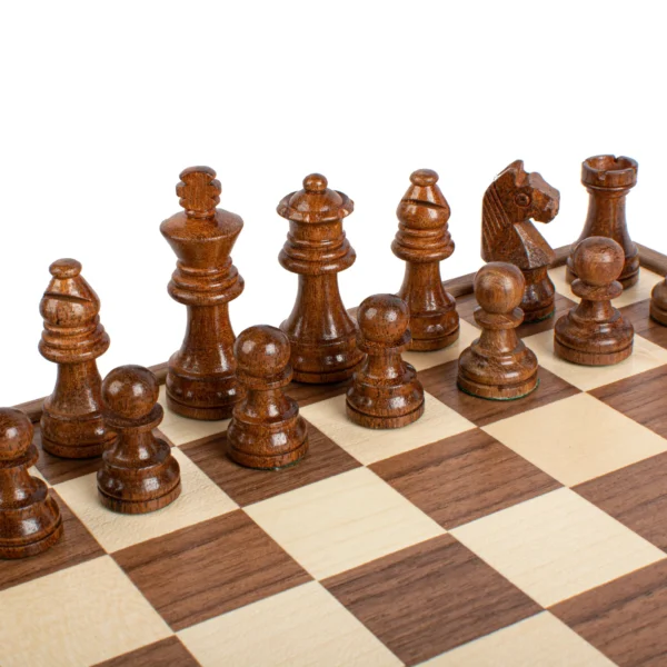 Igra // Šah - Handcrafted with Staunton Chessmen// "Walnut" - Image 5