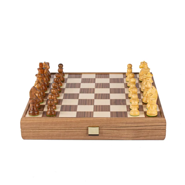 Igra // Šah - Handcrafted with Staunton chessmen// "Walnut" - Image 8