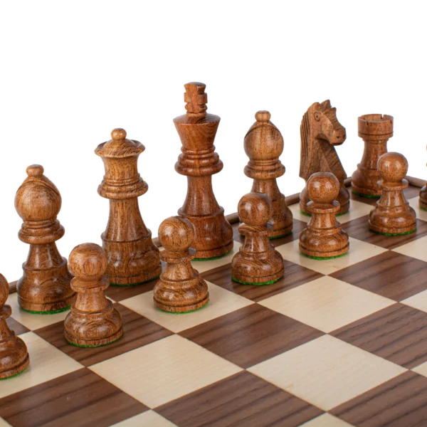 Igra // Šah - Handcrafted with Staunton chessmen// "Walnut" - Image 6