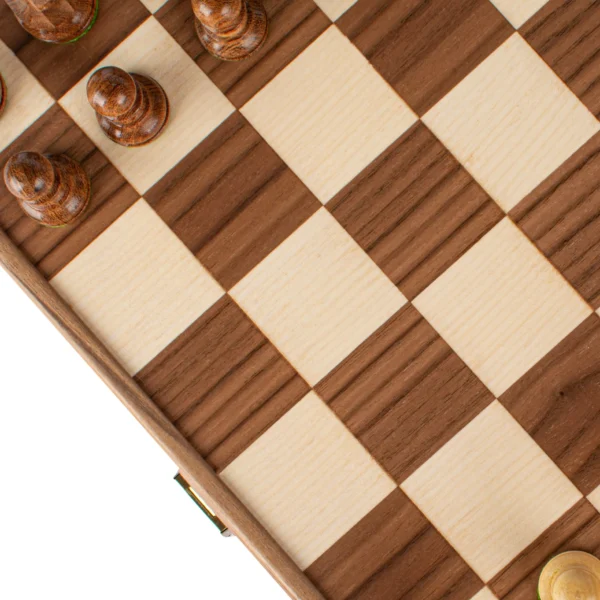 Igra // Šah - Handcrafted with Staunton chessmen// "Walnut" - Image 5