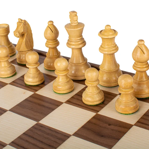 Igra // Šah - Handcrafted with Staunton chessmen// "Walnut" - Image 3