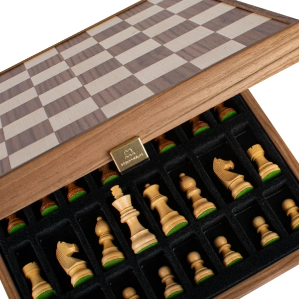 Igra // Šah - Handcrafted with Staunton chessmen// "Walnut" - Image 2