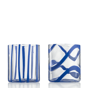Čaše // set od 2 // Cyrcus - Blue