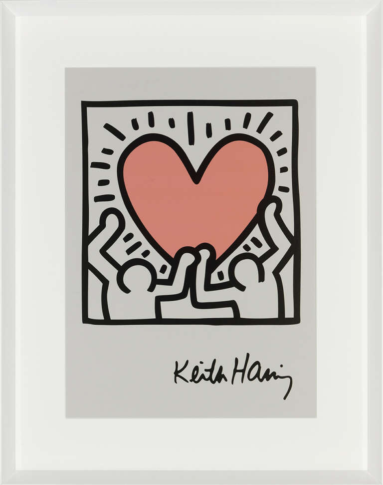 Slika - ''Keith Haring: Holding Heart''