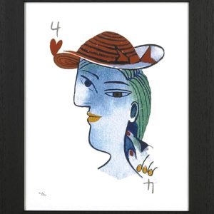 Slika - ''Picasso's Women Playing Card IV''