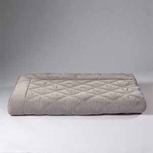 Prekrivač // "Lounge" velvet - Grigio perla