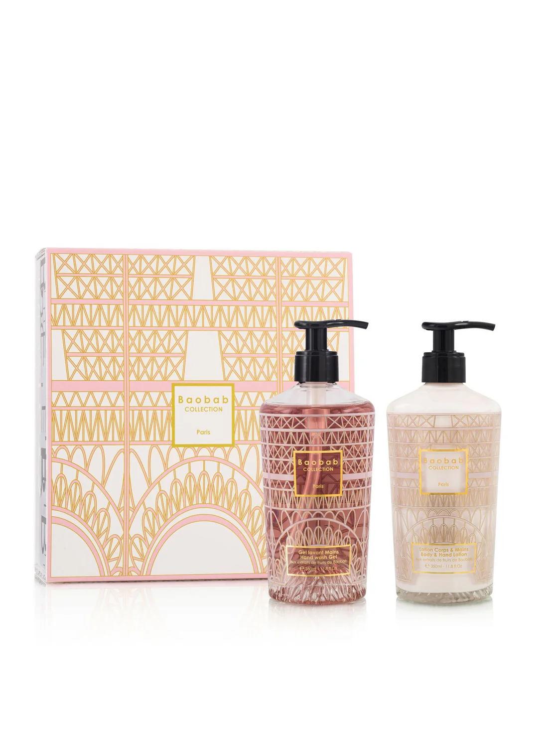 Gift Box // Body&Hand lotion+Shower Gel - "Paris"