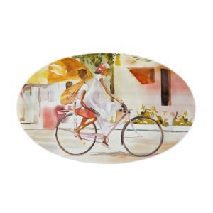 Ovalni tanjir // "Emergenzia Pedalando"