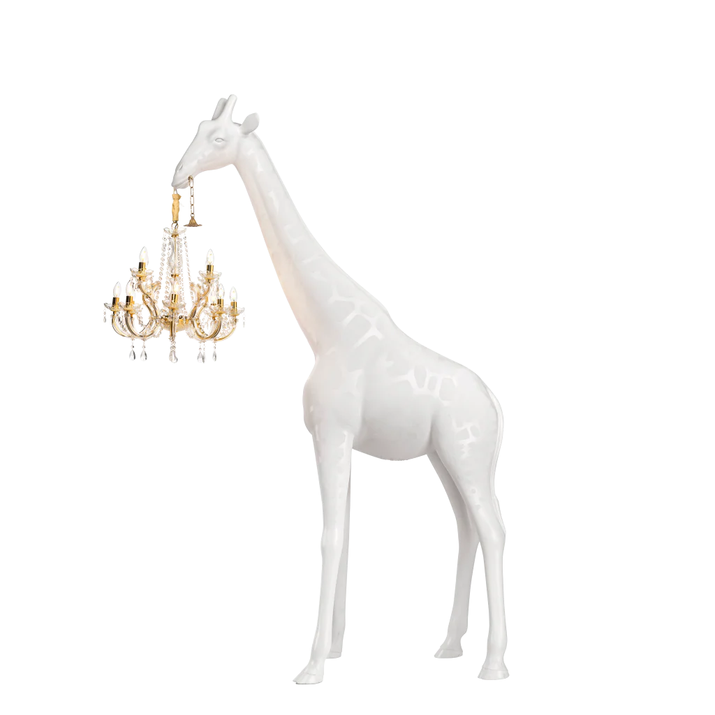 Luster - "Giraffe in Love M" // White - Slika 2
