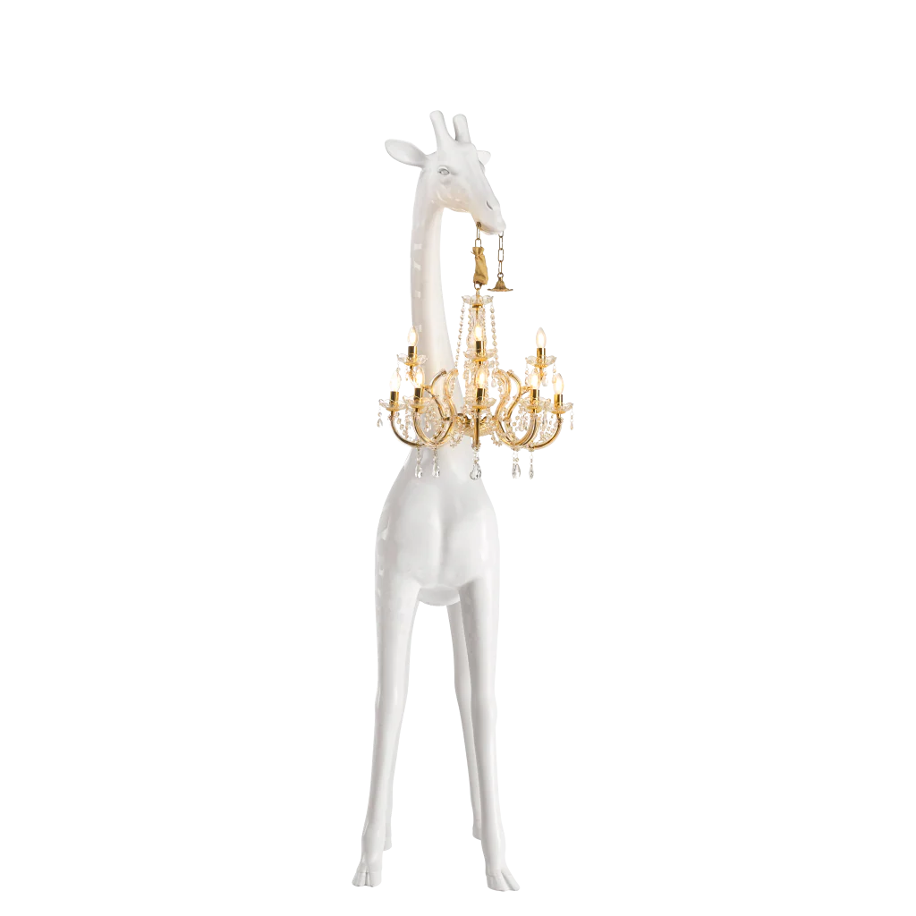 Luster - "Giraffe in Love M" // White - Slika 3