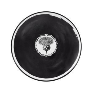 Dezertni tanjir - "Herbariae" / crni