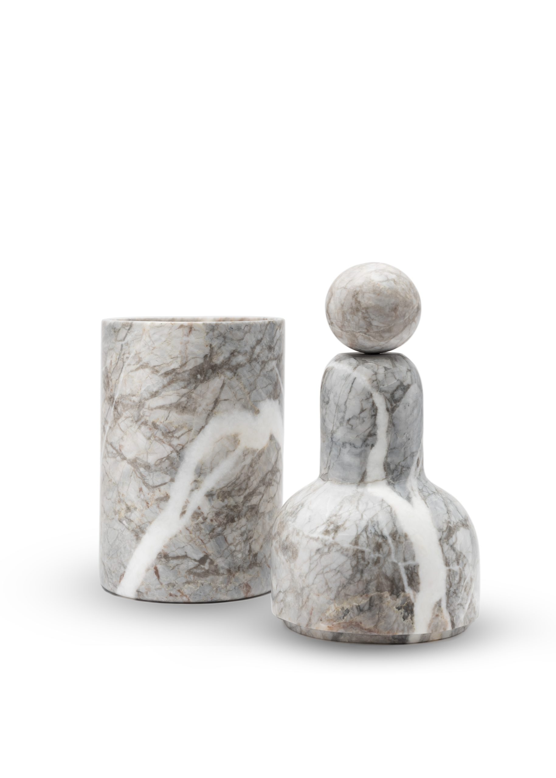 Kuler za flašu - "Fior de Pesco Marble" - Slika 2