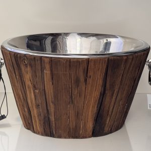 Posuda za šampanjac - "Nickel and Antique Wood"