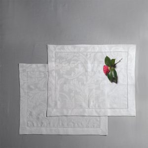 Salvete - "Victorian" / Bianco Ottico / Set od 2