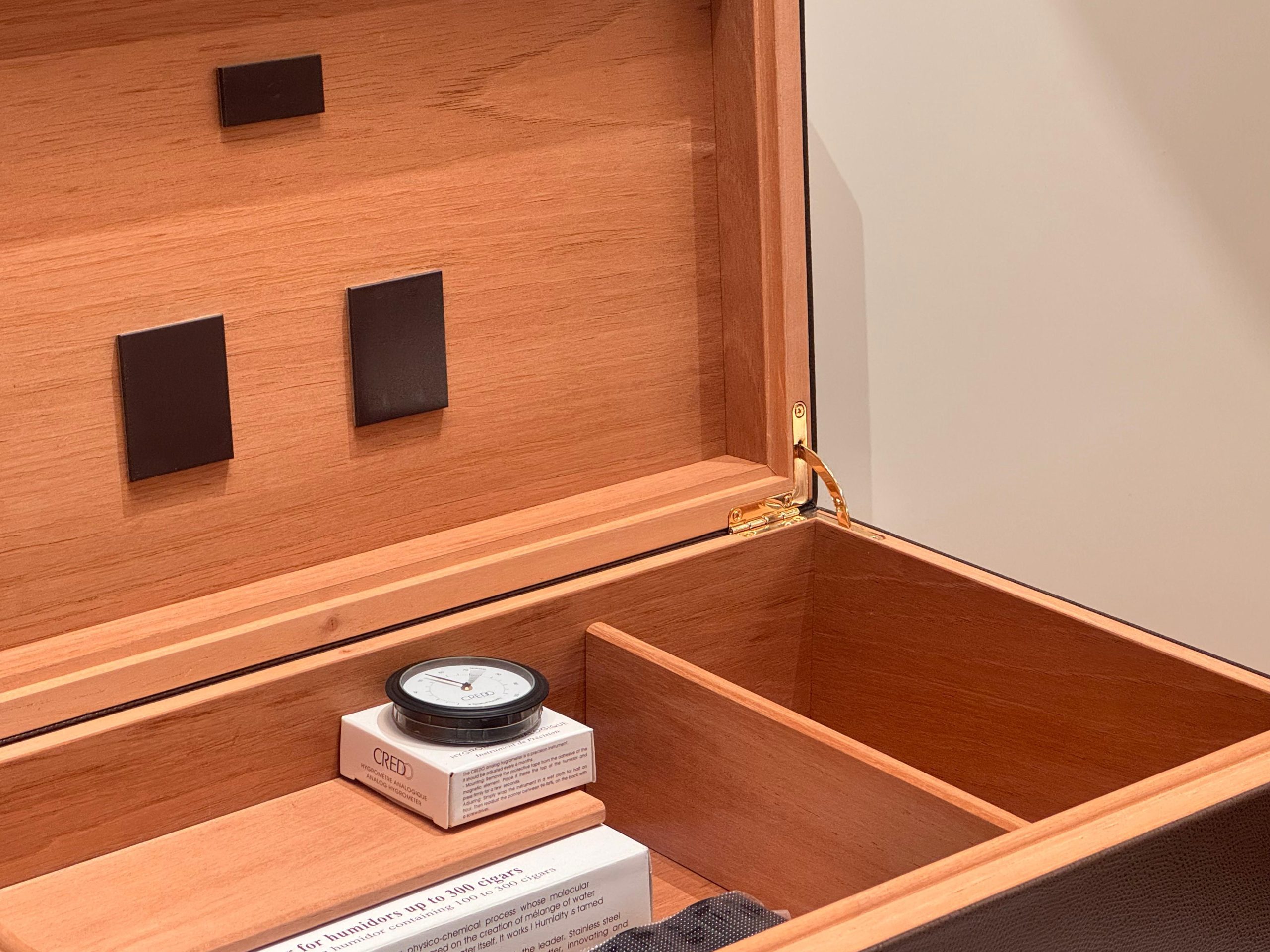 Humidor kožni - 100 cigara // Braon - Slika 3