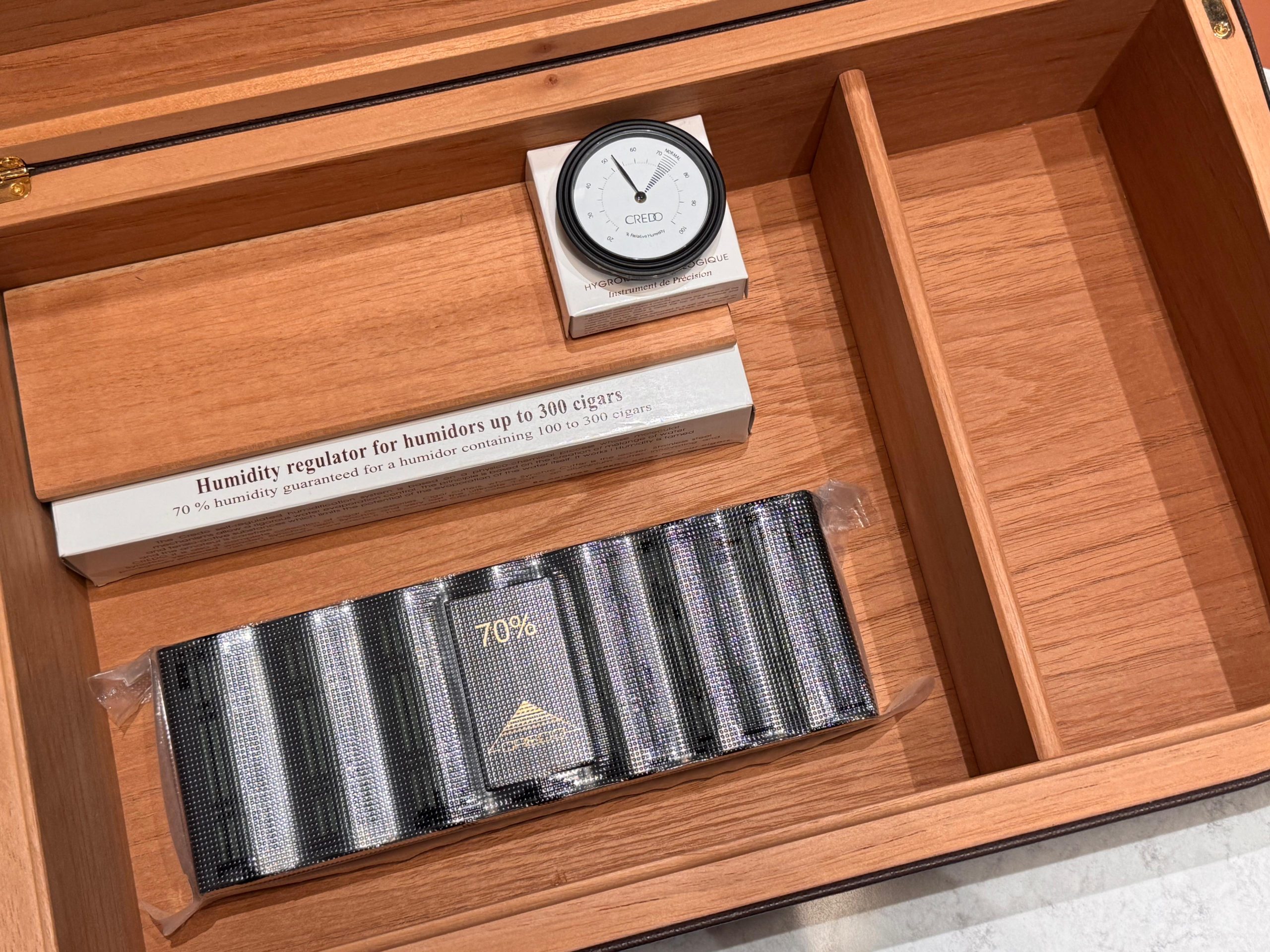 Humidor kožni - 100 cigara // Braon - Slika 4